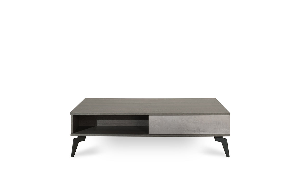 VIG Furniture Nova Domus Palermo Italian Faux Concrete Grey Coffee Table