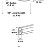 MonoRail Pre Bent S Curve | Visual Comfort Modern | LoftModern