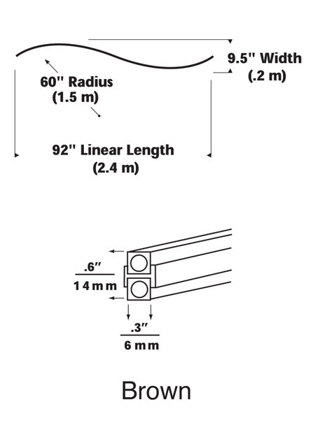 Tech Lighting MonoRail Pre Bent S Curve