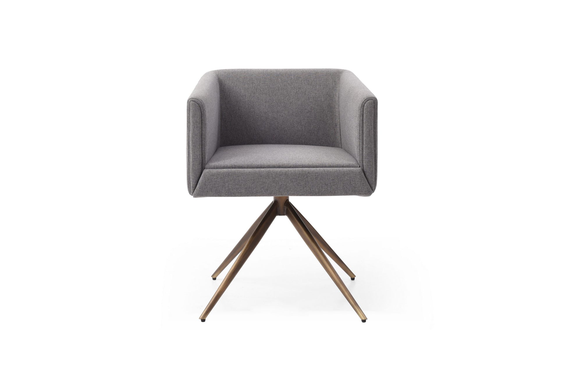 VIG Furniture Modrest Riaglow Dark Grey Fabric Dining Chair