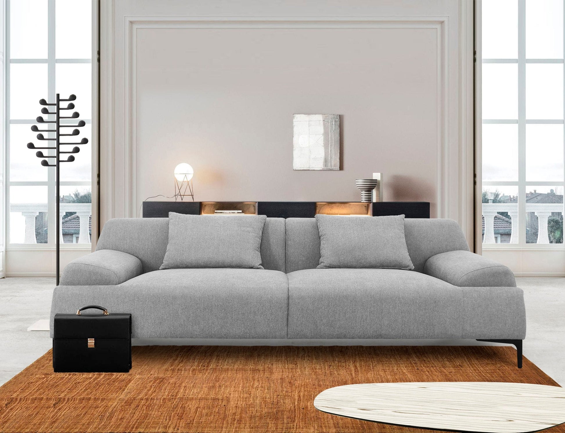 VIG Furniture Divani Casa Ronny Grey Sofa