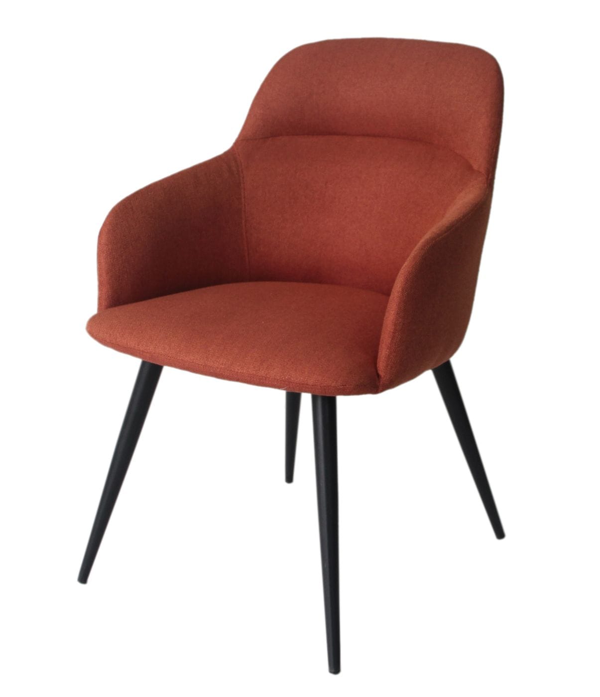 VIG Furniture Modrest Scranton Orange Black Dining Chair