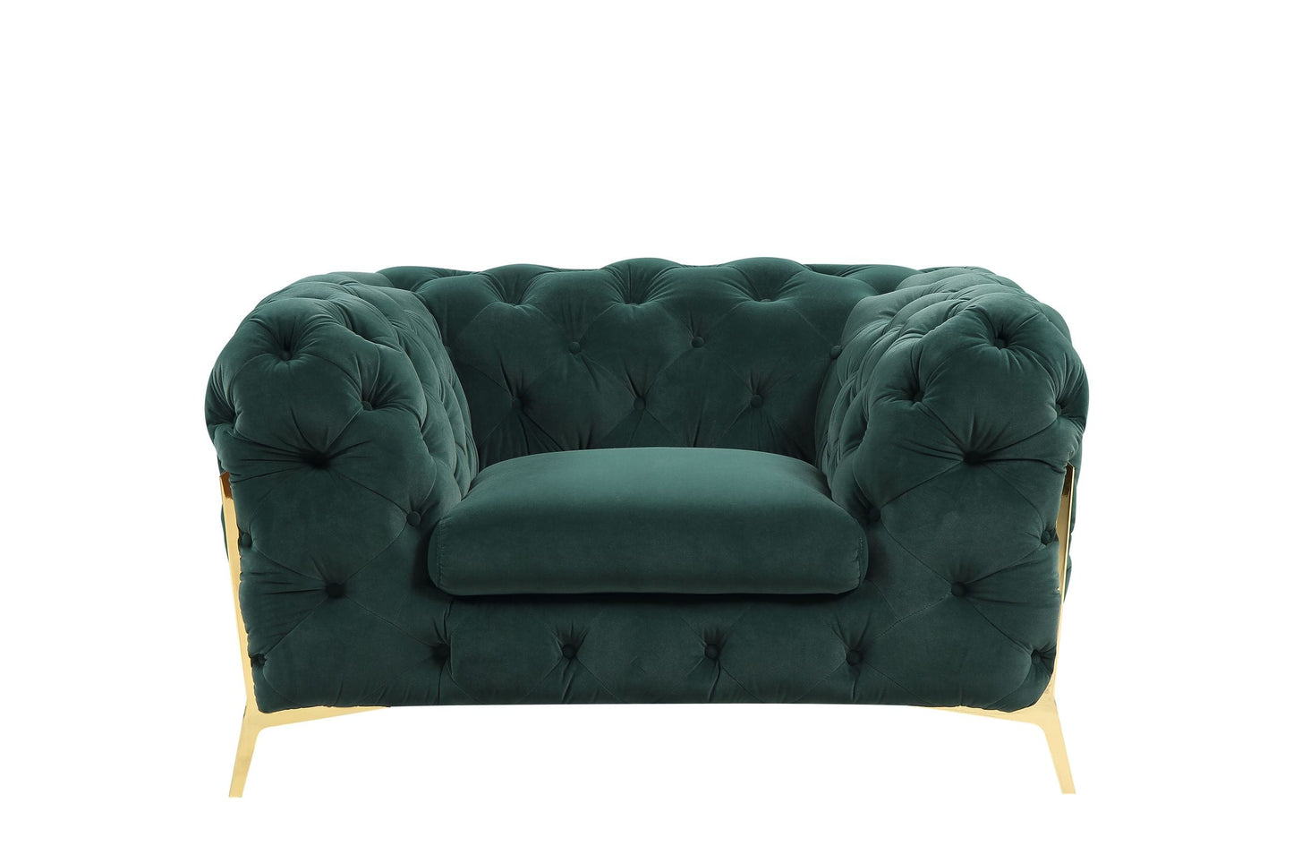 VIG Furniture Divani Casa Sheila Emerald Green Fabric Chair