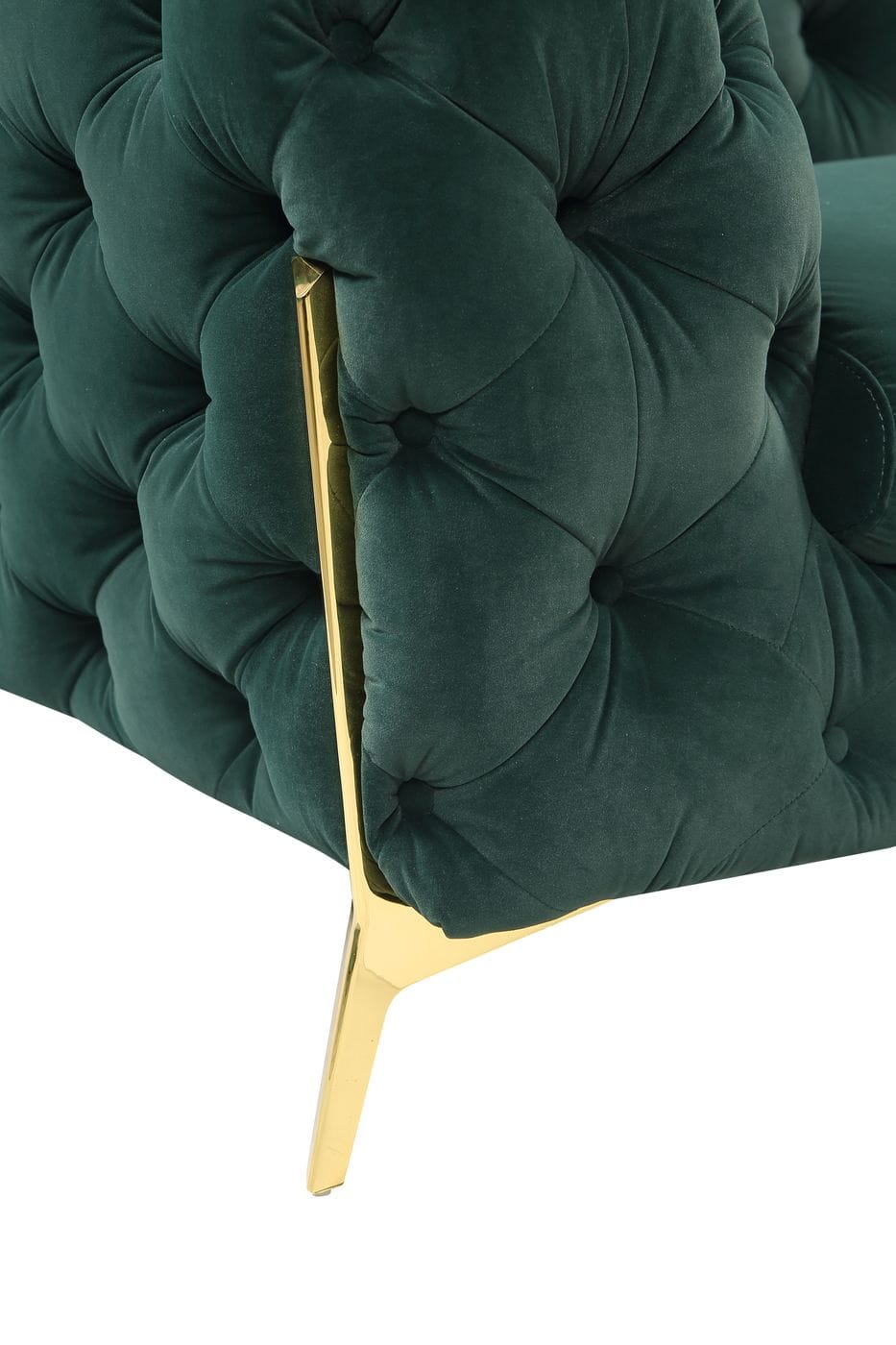 VIG Furniture Divani Casa Sheila Emerald Green Fabric Chair
