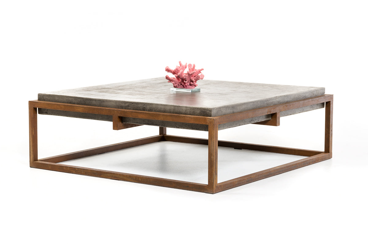 VIG Furniture Modrest Shepard Concrete Coffee Table