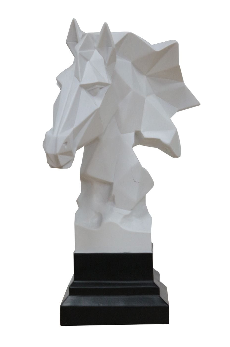 VIG Furniture Modrest Stallion Geometric White Sculpture