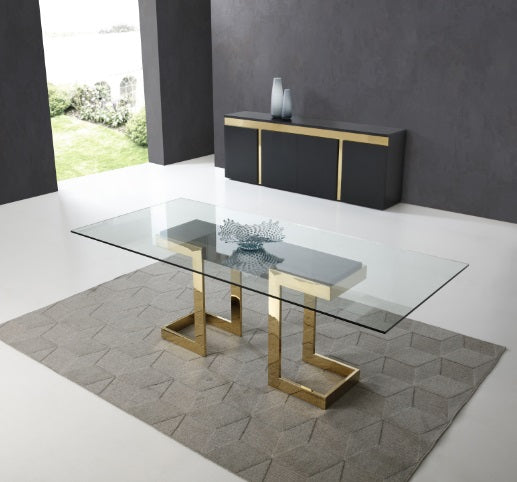 Sumo Rectangle Dining Table by Whiteline