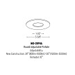 Nora Lighting 2" Iolite, Round Adjustable Pinhole 3500K