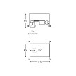 Nora Lighting 3" IC Air Tight Double Wall Low Voltage Housing