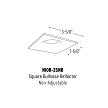 Nora Lighting 2" Iolite, Square Bullnose