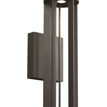 Turbo LED Outdoor Wall Sconce 18 Inch Modern IP65 Exterior Light