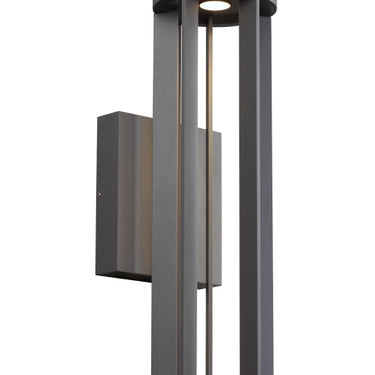Turbo LED Outdoor Wall Sconce 18 Inch Modern IP65 Exterior Light
