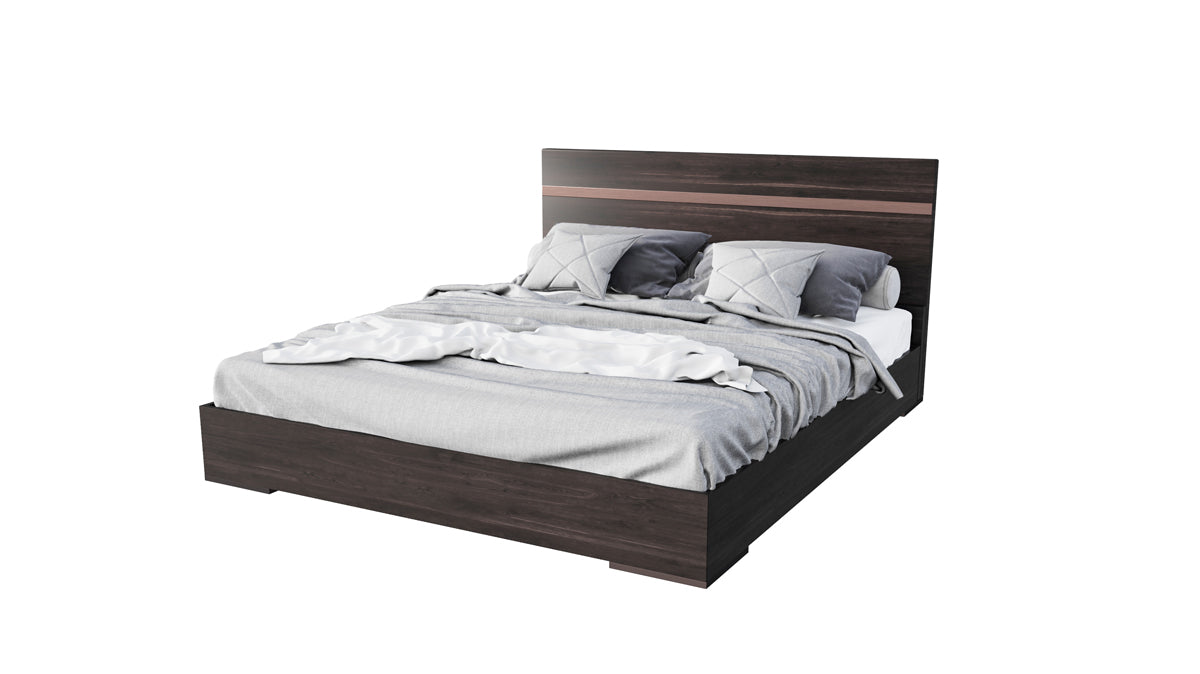 VIG Furniture Nova Domus Benzon Italian Dark Rovere Bed