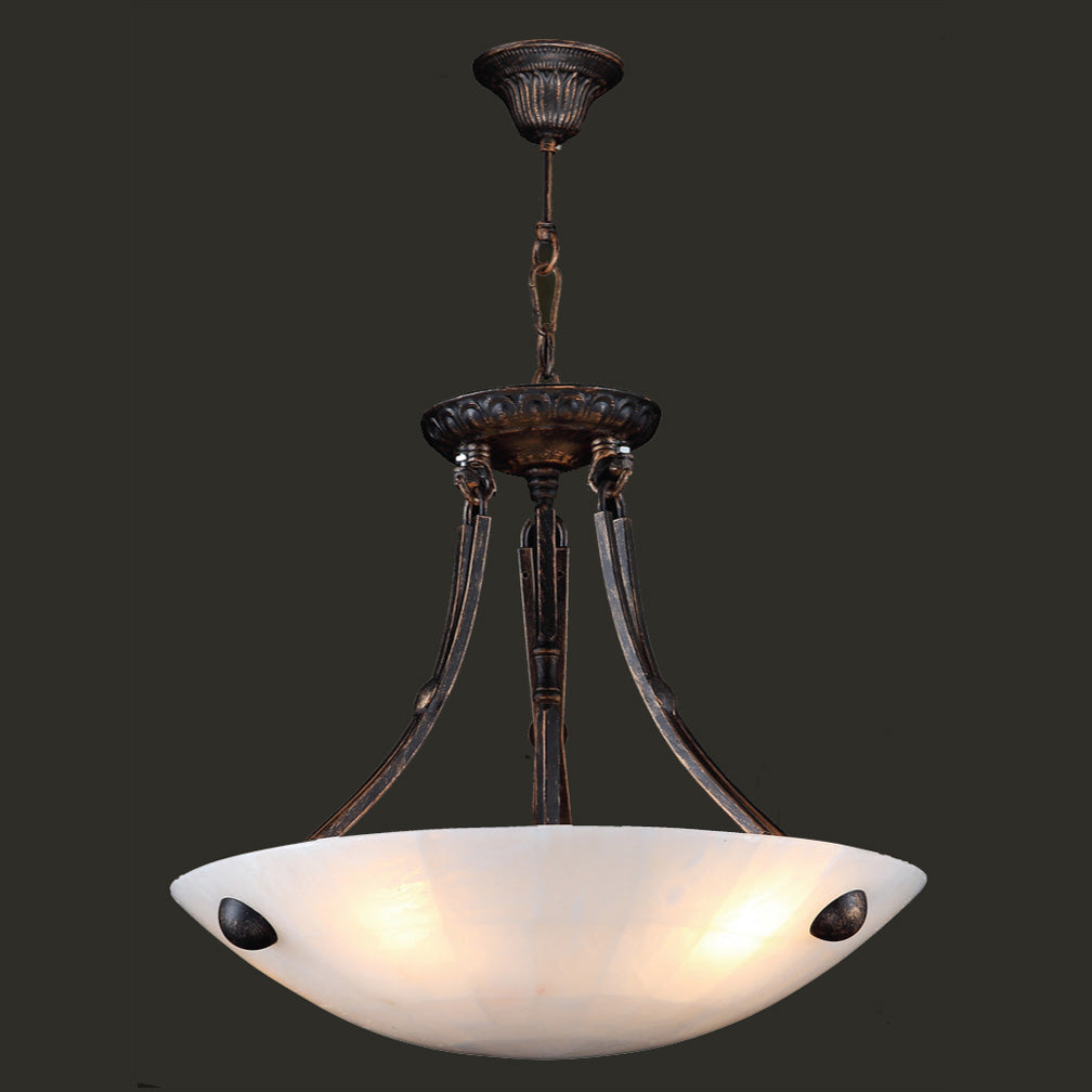 Pompeii Bowl Pendant by Worldwide Lighting W83808F16